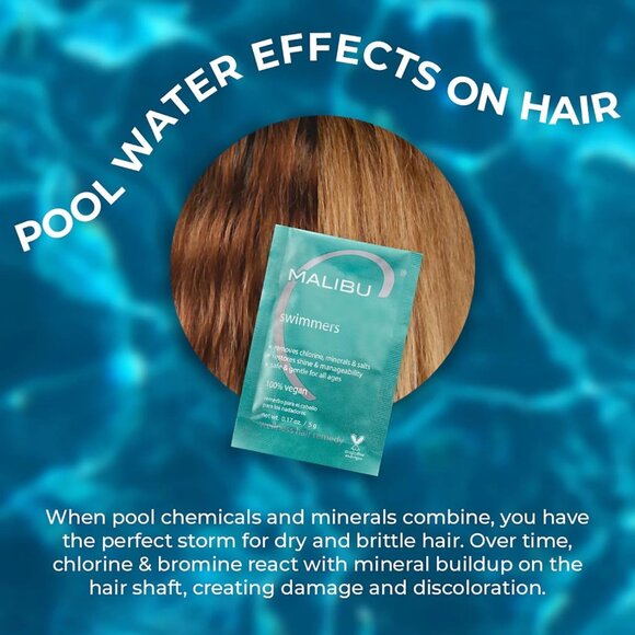 6 Packets of Malibu C Swimmers Wellness Hair Remedy - Picture 6 of 7